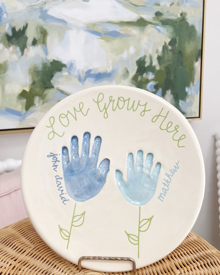 Love Grows Here Plate