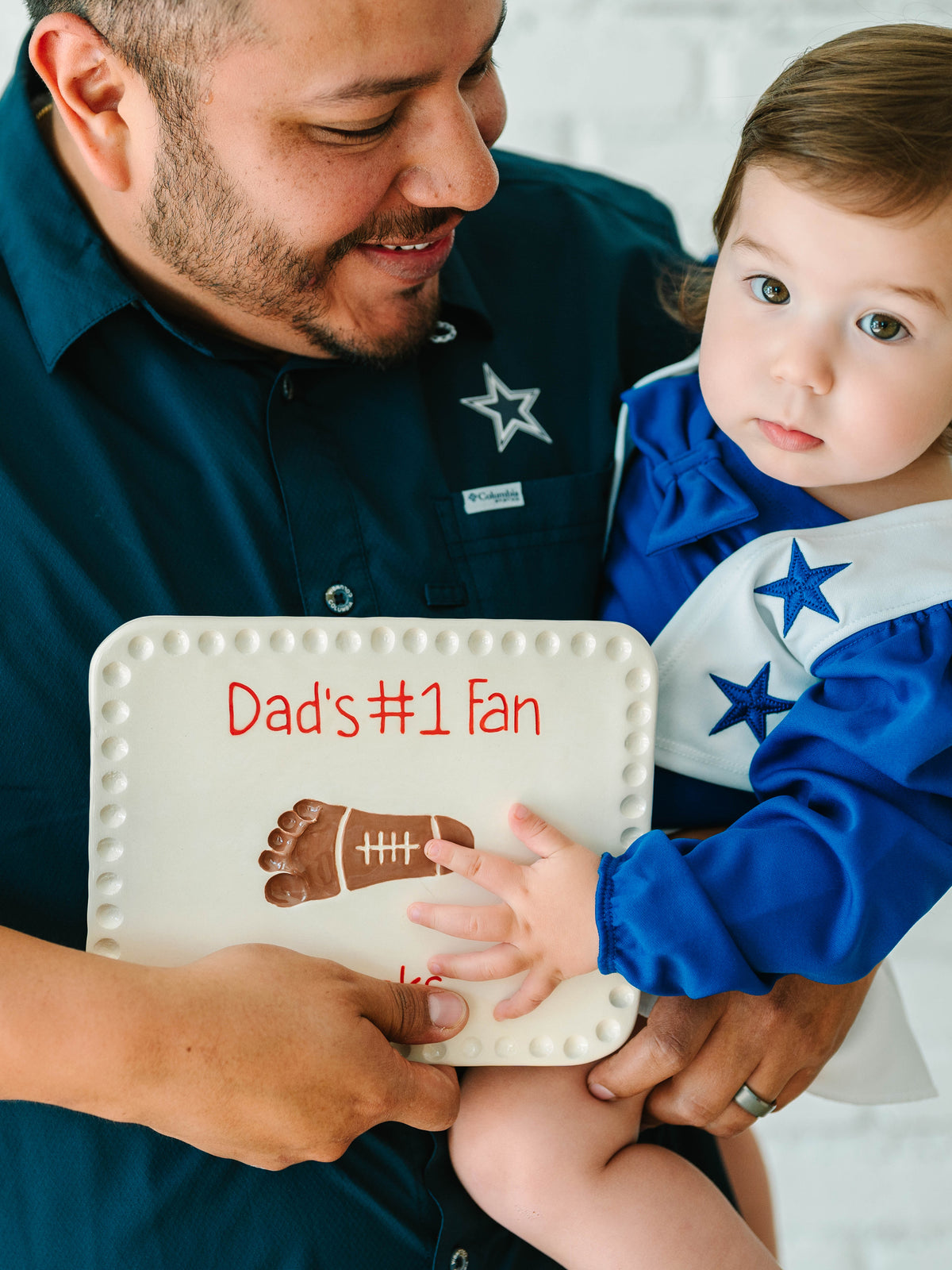 Dad's #1 Fan Plate
