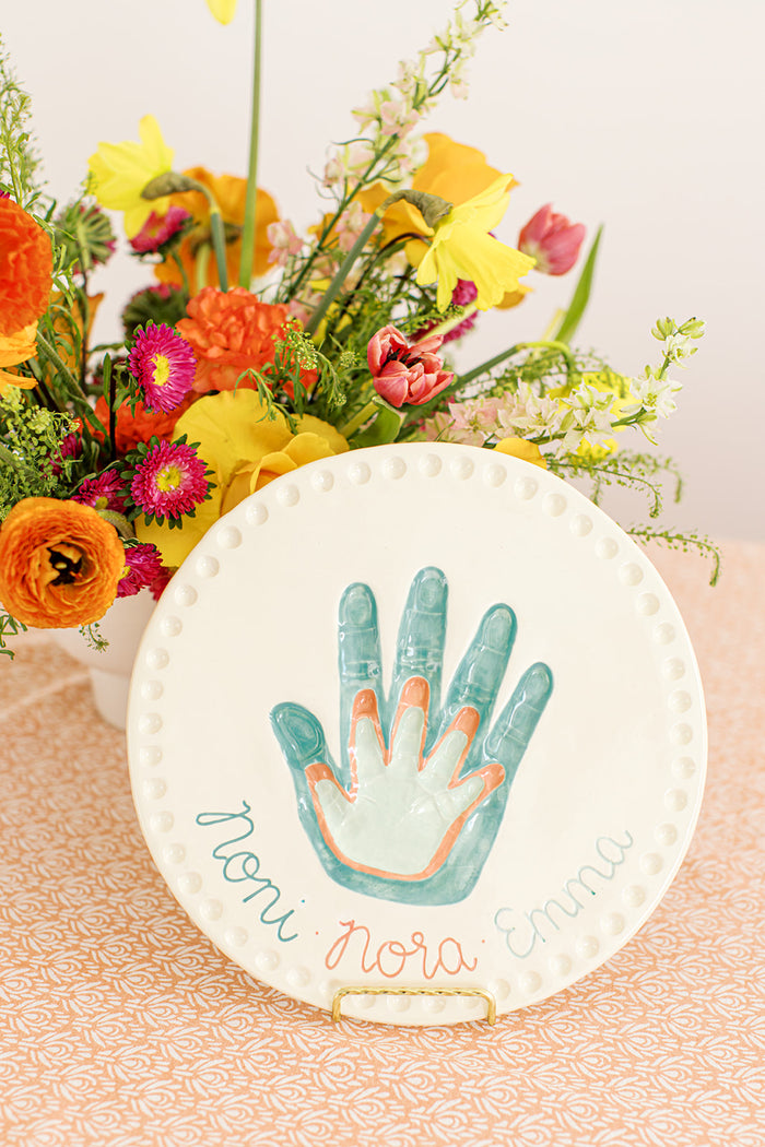 Parent/Child or Sibling Inlay Plate (In-Person)