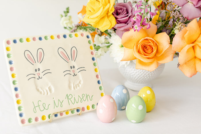 Happy Easter Bunny Plate or Platter