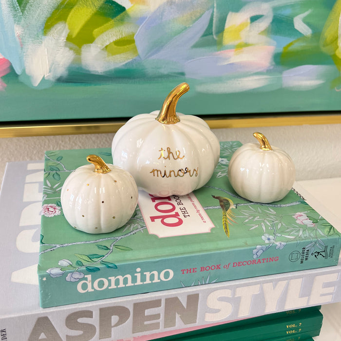 Gold Personalized Standard Pumpkin