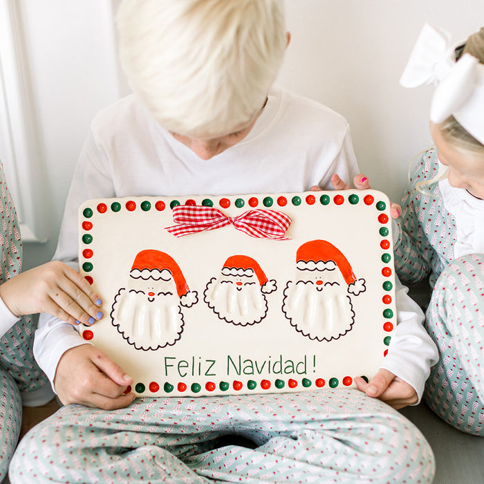 Christmas Santa Plate