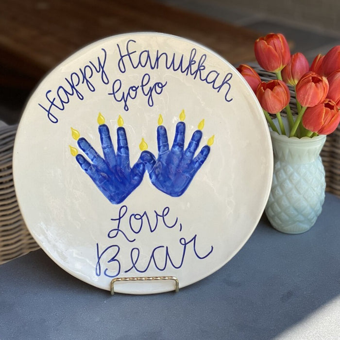 Happy Hanukkah Plate (In-Person)