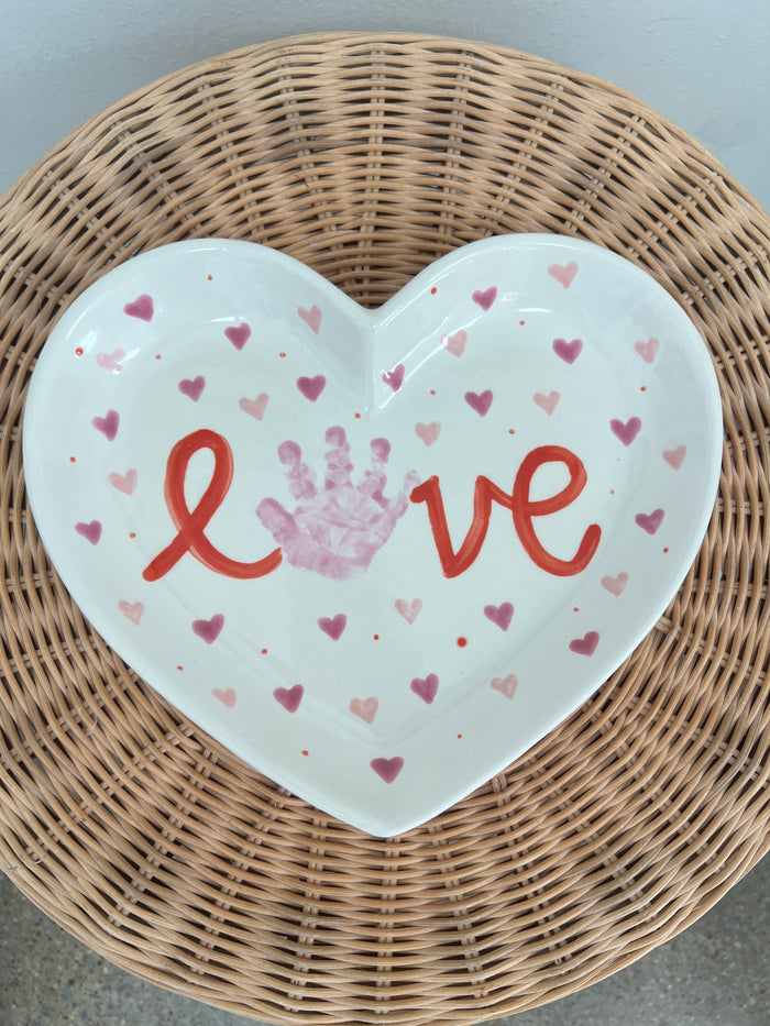 Paint Your Own Heart Tray (Local Pickup Only)