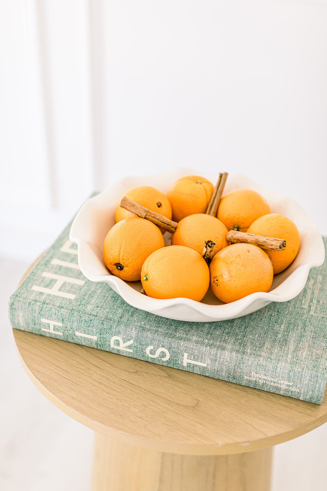 White Scalloped Bowls